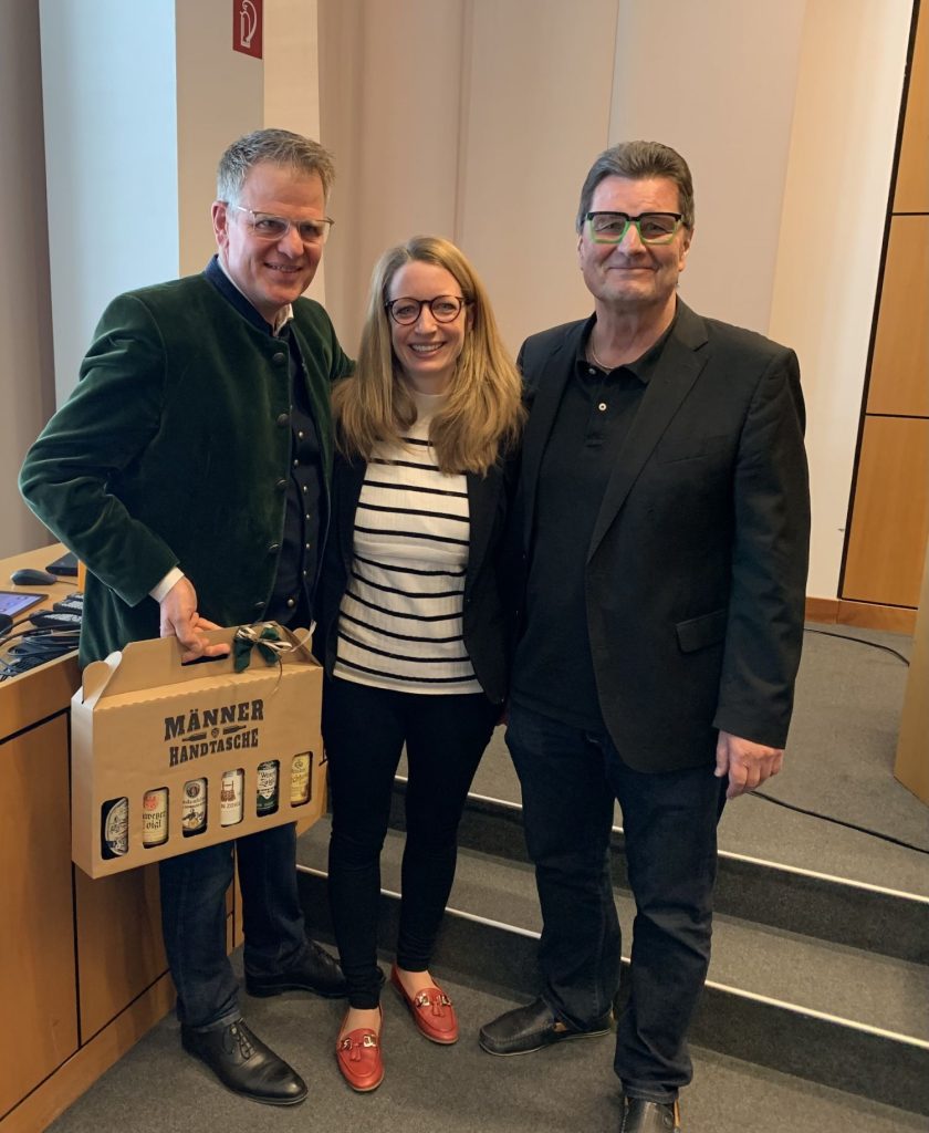 v.l.n.r.: Dr. Jens Kober, Dr. Romana Krapf, Dr. Thomas Sommerer